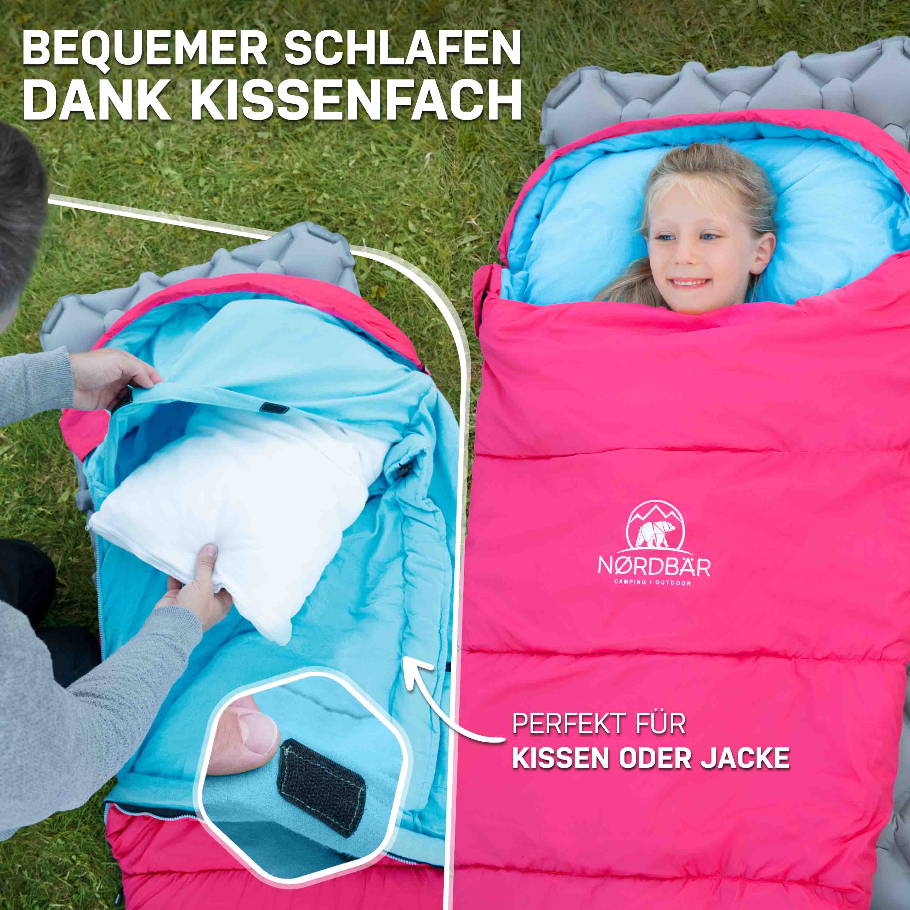 Kinderschlafsack#rosa
