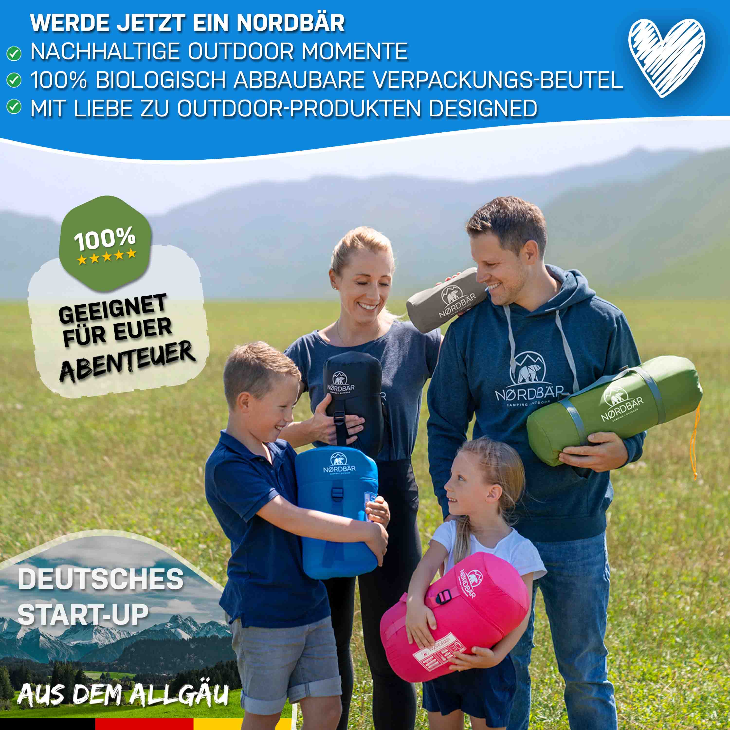 Kinderschlafsack#blau