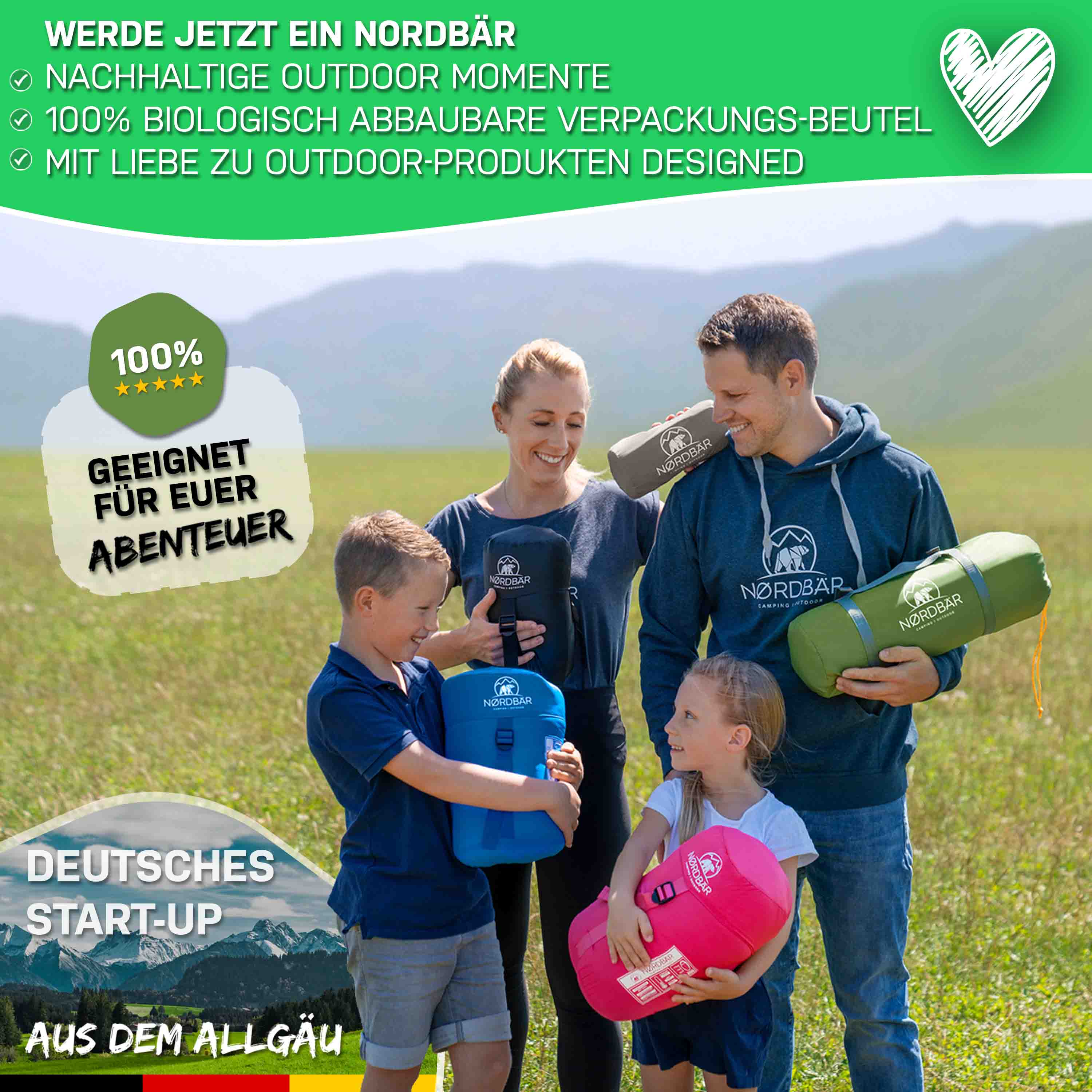 Kinderschlafsack#grün