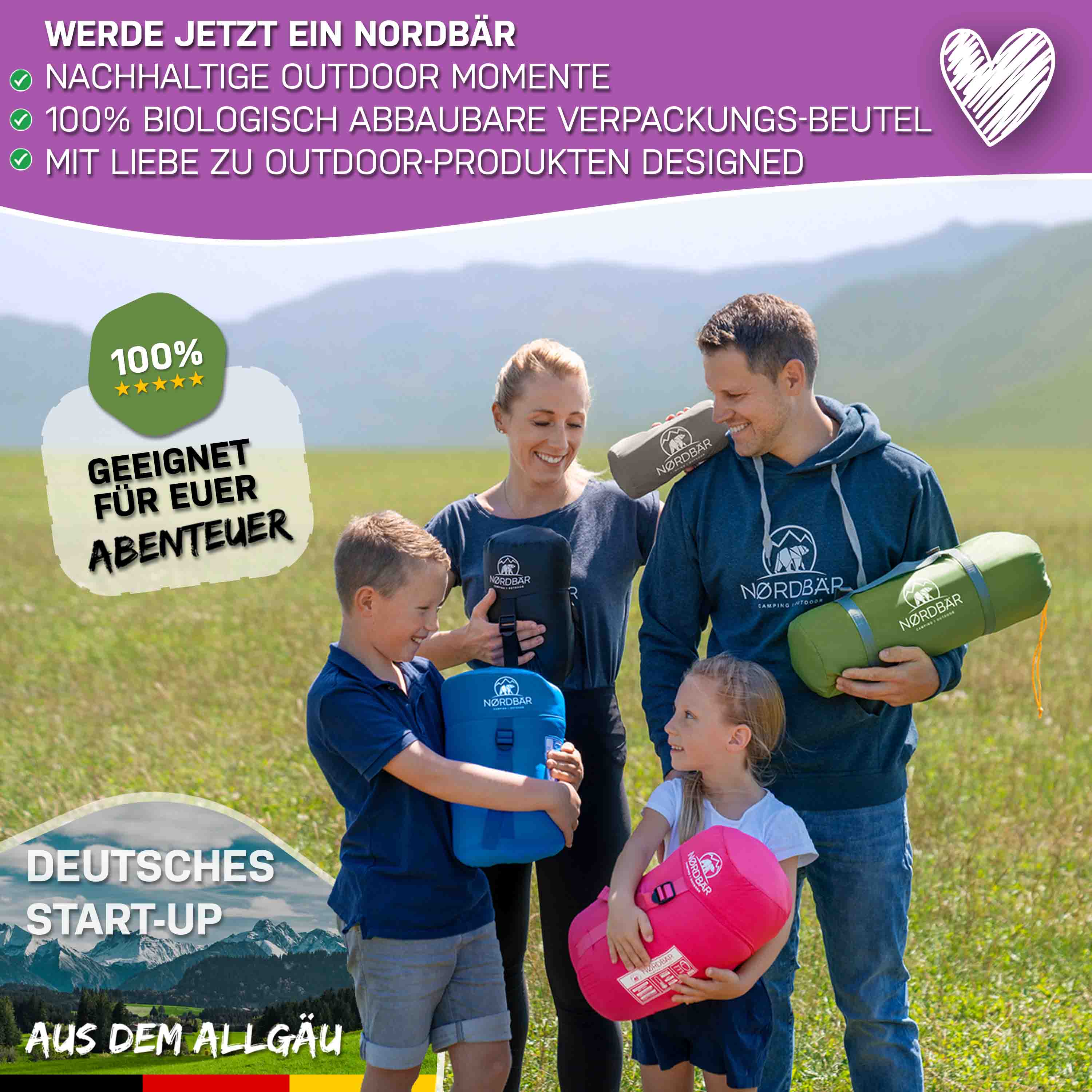 Kinderschlafsack#lila