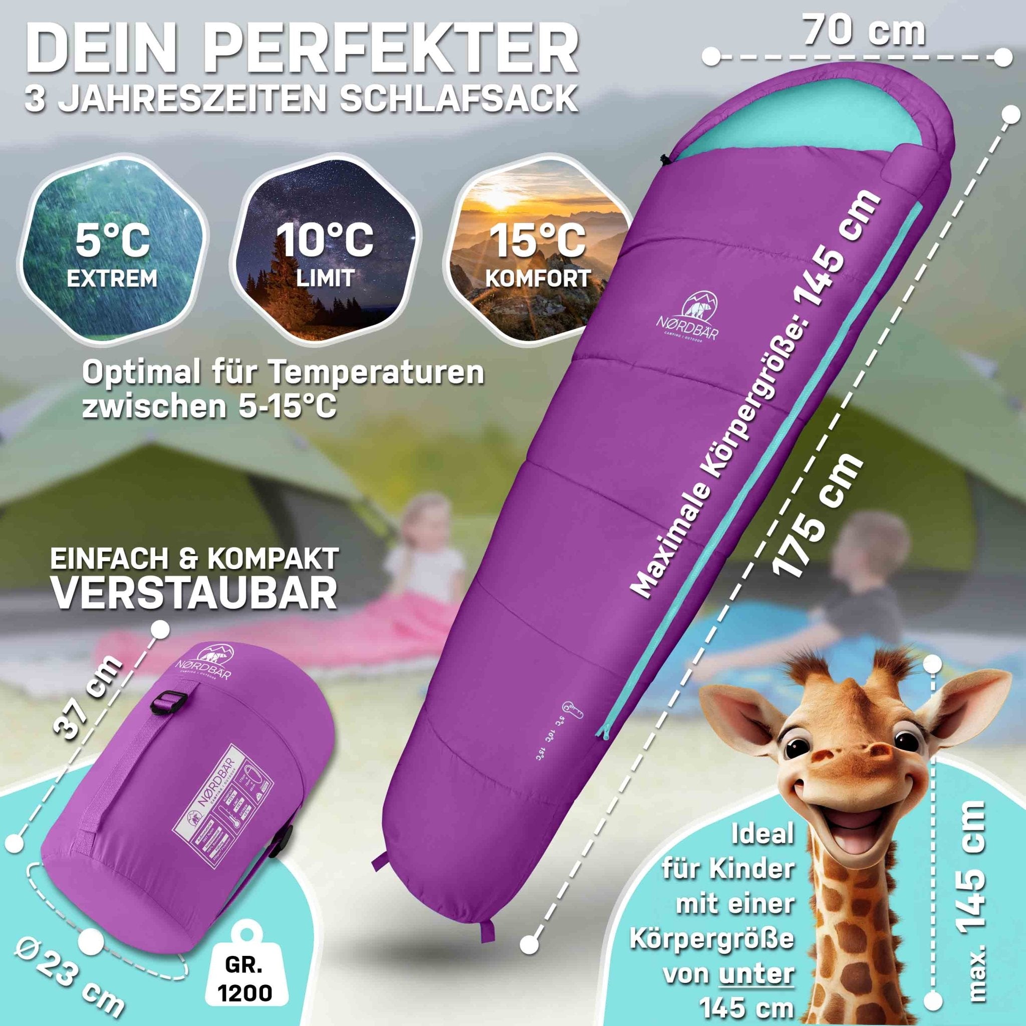 Kinderschlafsack - NORDBÄR