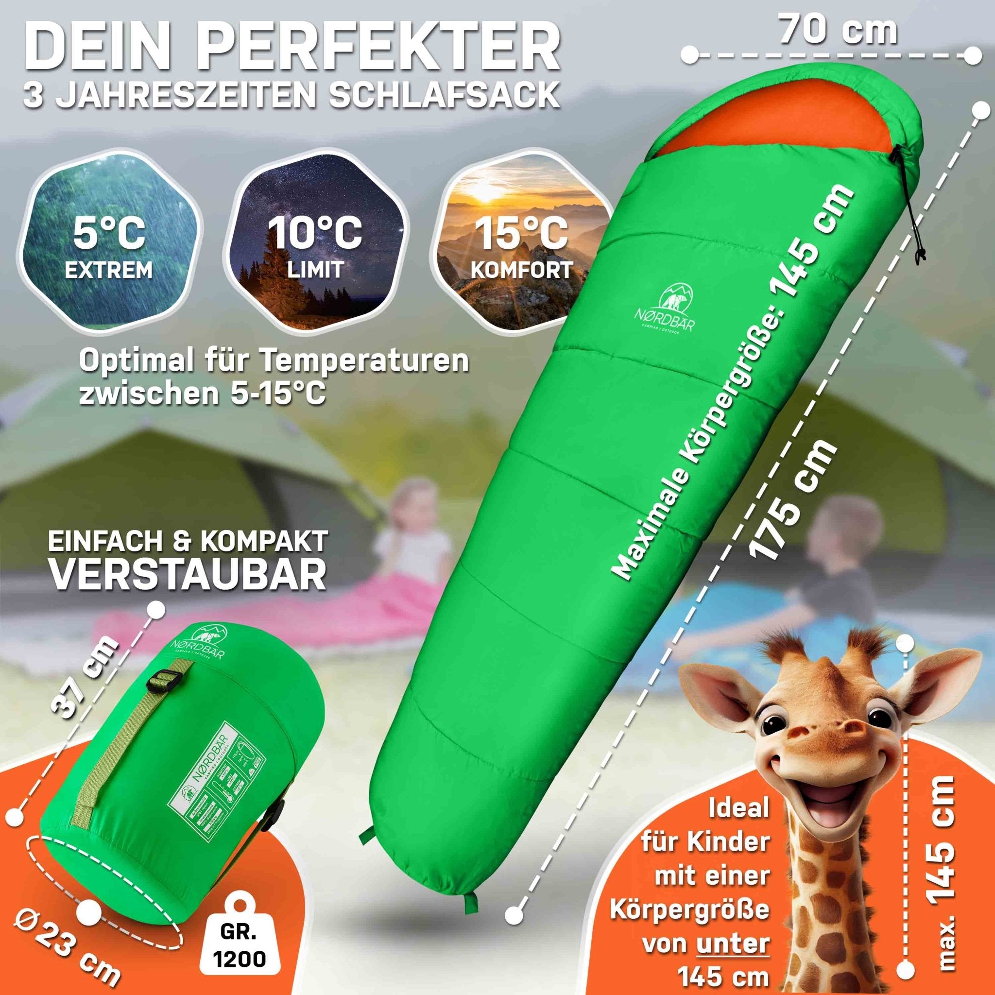 Kinderschlafsack - NORDBÄR