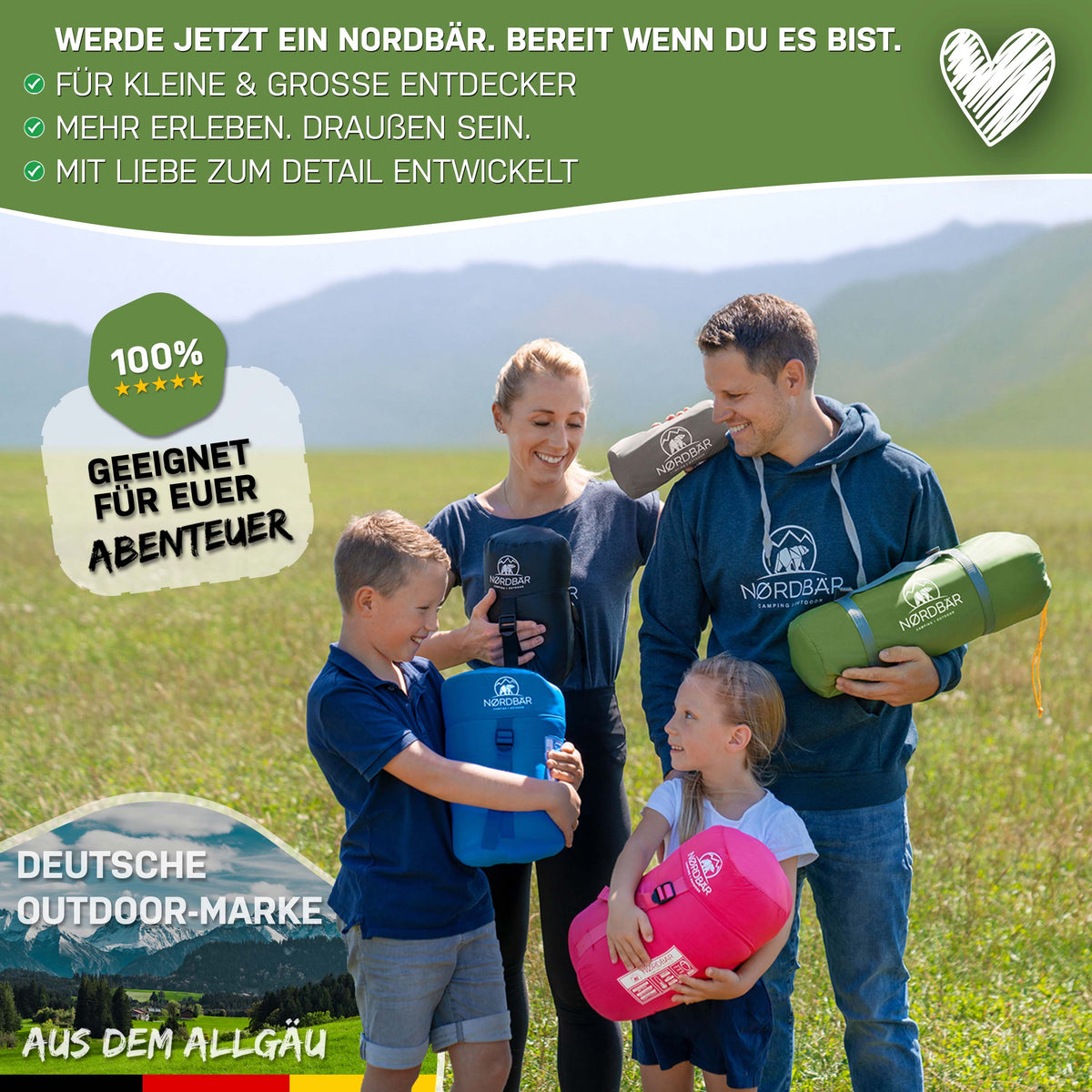 Ultraleichte Isomatte [mit Kissen]