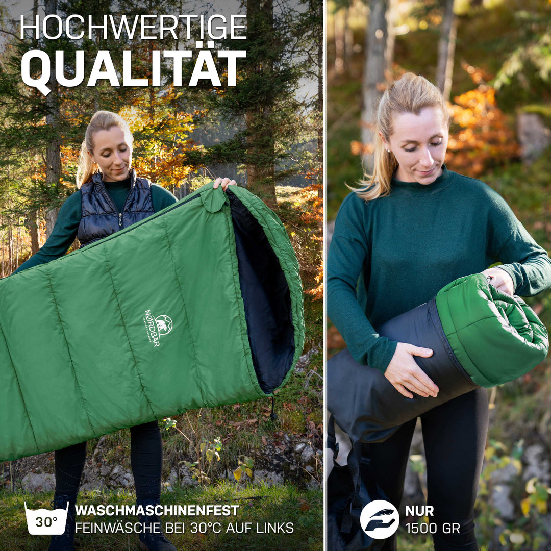 NORDBÄR® - 3 JAHRESZEITEN SCHLAFSACK