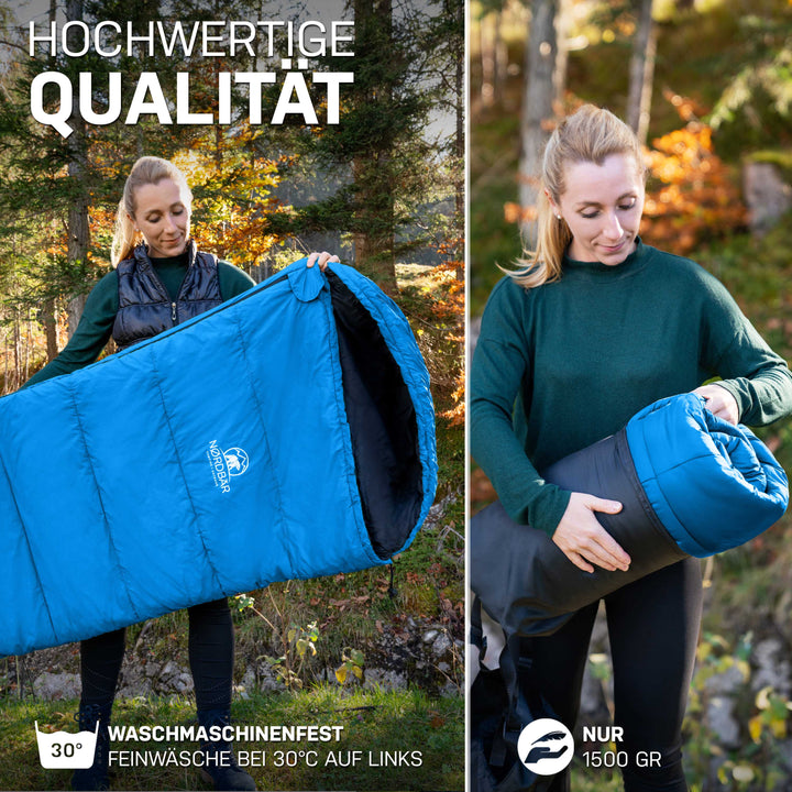 NORDBÄR® - 3 JAHRESZEITEN SCHLAFSACK