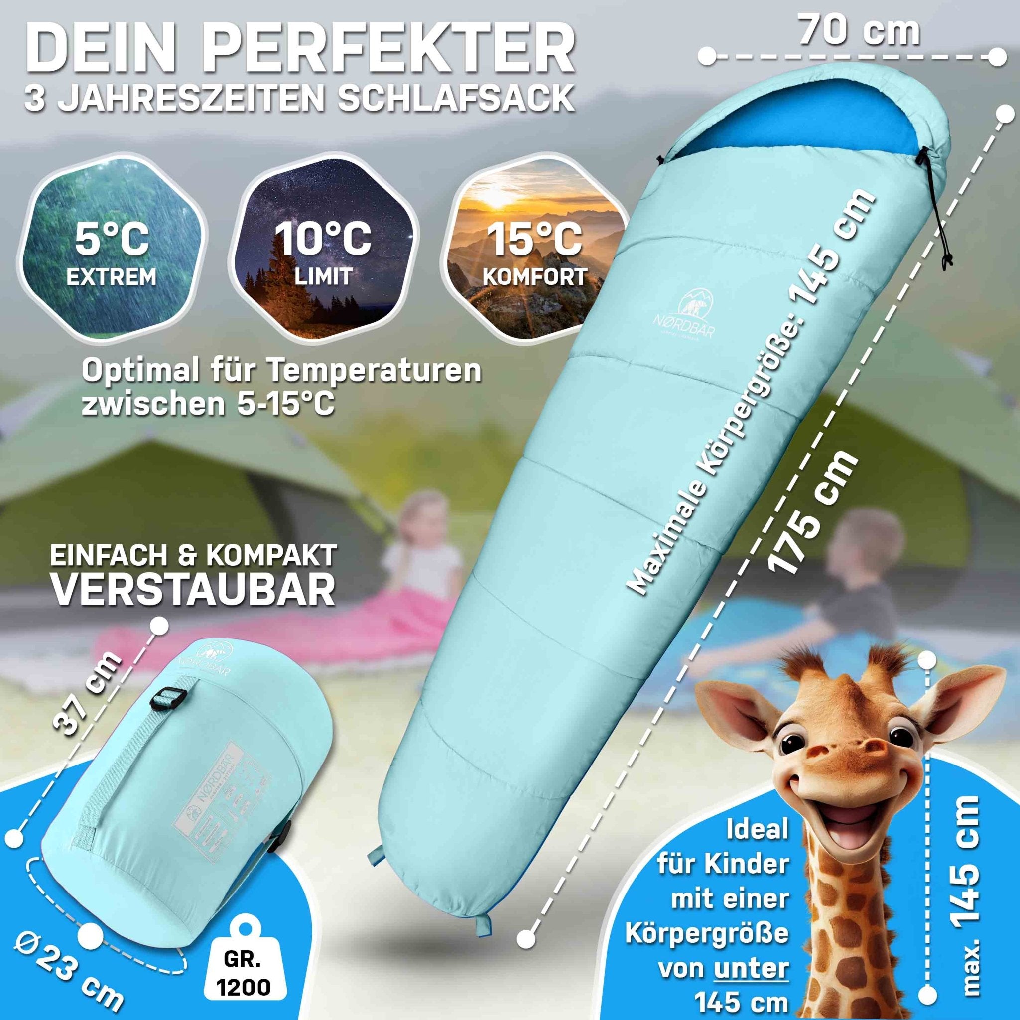 Kinderschlafsack - NORDBÄR