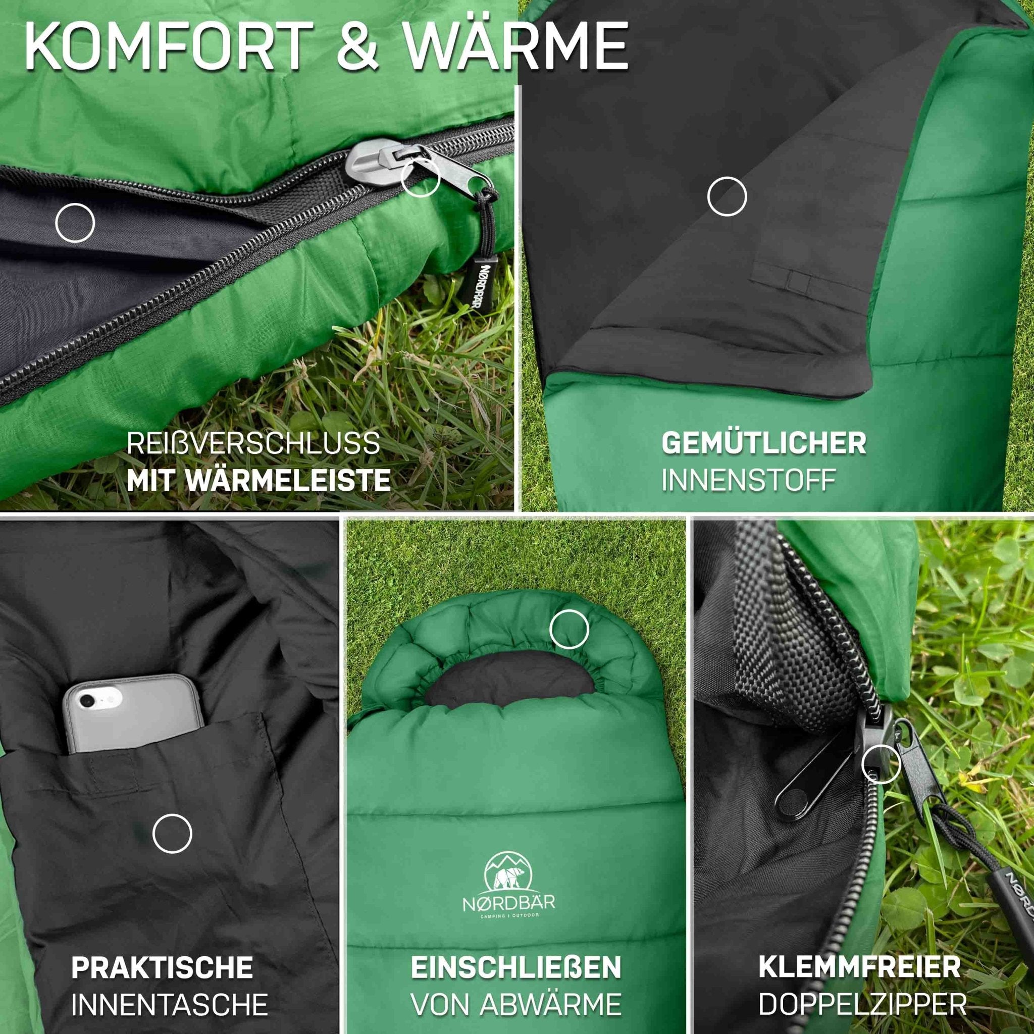 Sommerschlafsack#grün