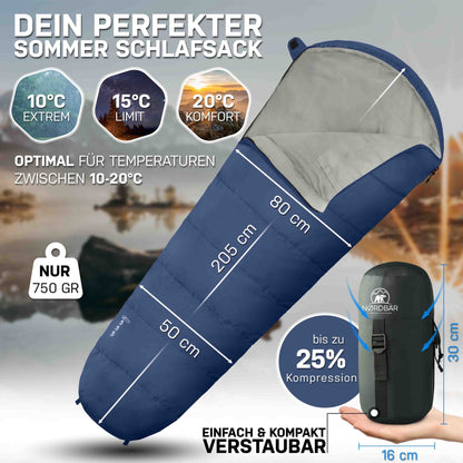 Sommerschlafsack#blau