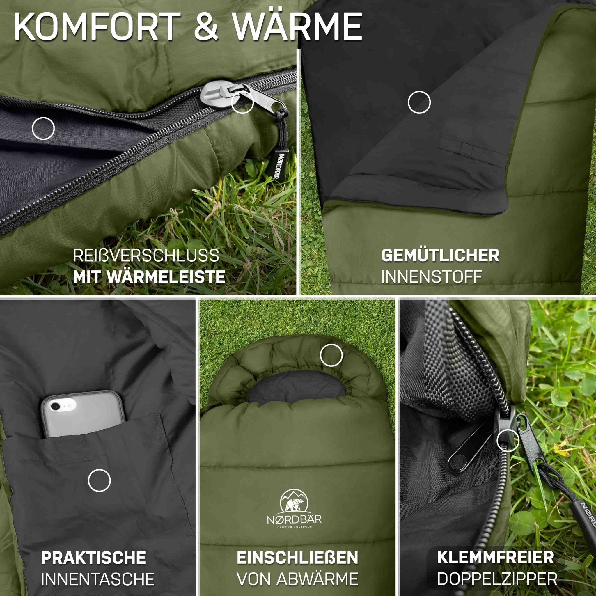 Sommerschlafsack#oliv